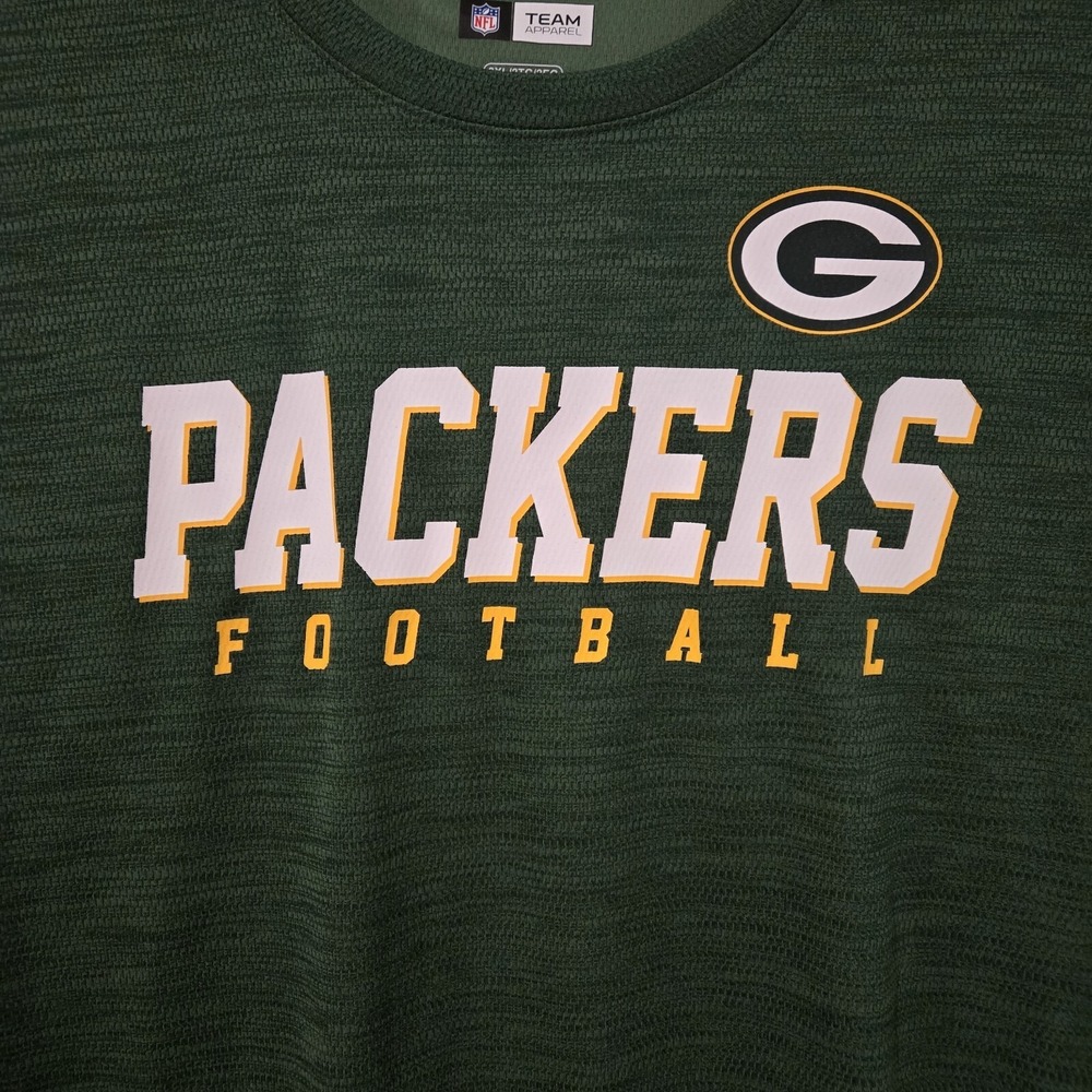 Greenbay‎ Packers NFL Team Apparel  2XL Shirt Football